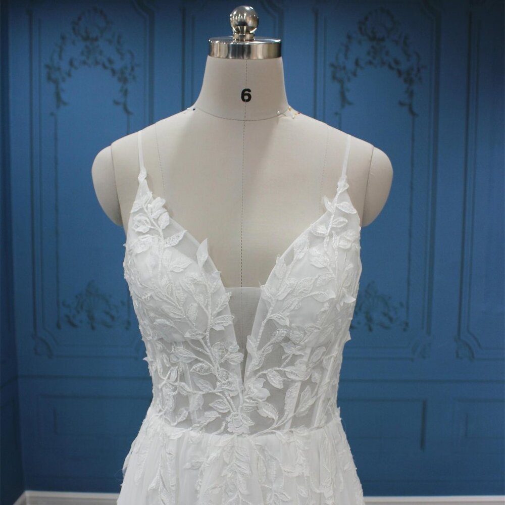 Darius Cordell - WT4672 - Empire Waist a-line embellished wedding gown FOR SALE